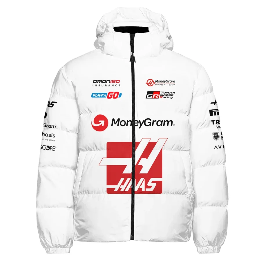 2025 Haas F1 Race Suit Down & Puffer Jackets BLVA150725HAAS04HCJ