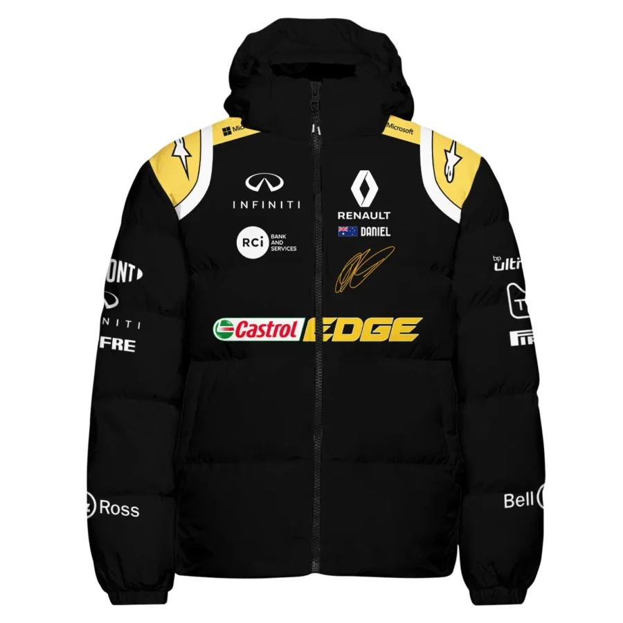 2019 Daniel Ricciardo Renault F1 Team Race Suit Down & Puffer Jackets BLVA180725A02HCJ