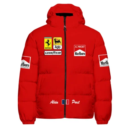 1990 Alain Prost Racing Costume Ferrari F1 Team Down & Puffer Jackets BLVAAP070725A02HCJ