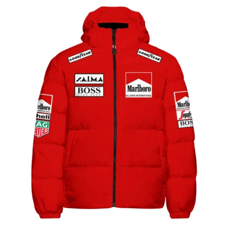 1985 Alain Prost Racing Suit McLaren F1 Team Down & Puffer Jackets BLVAAP070725A04HCJ