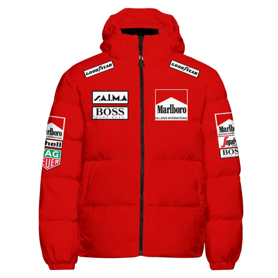 1985 Alain Prost Racing Suit McLaren F1 Team Down & Puffer Jackets BLVAAP070725A04HCJ