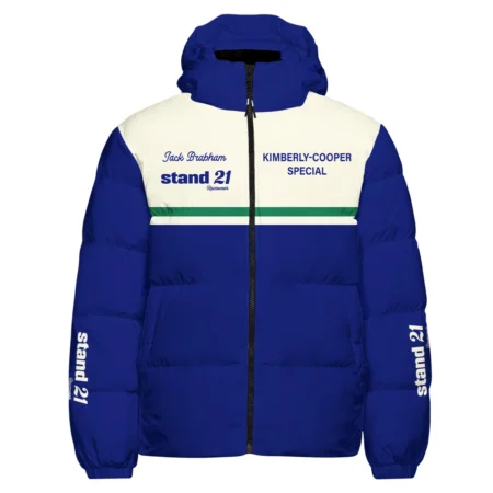 1990s Sir Jack Brabham Race IndyCar Suit Down & Puffer Jackets BLVAJB070725A02HCJ