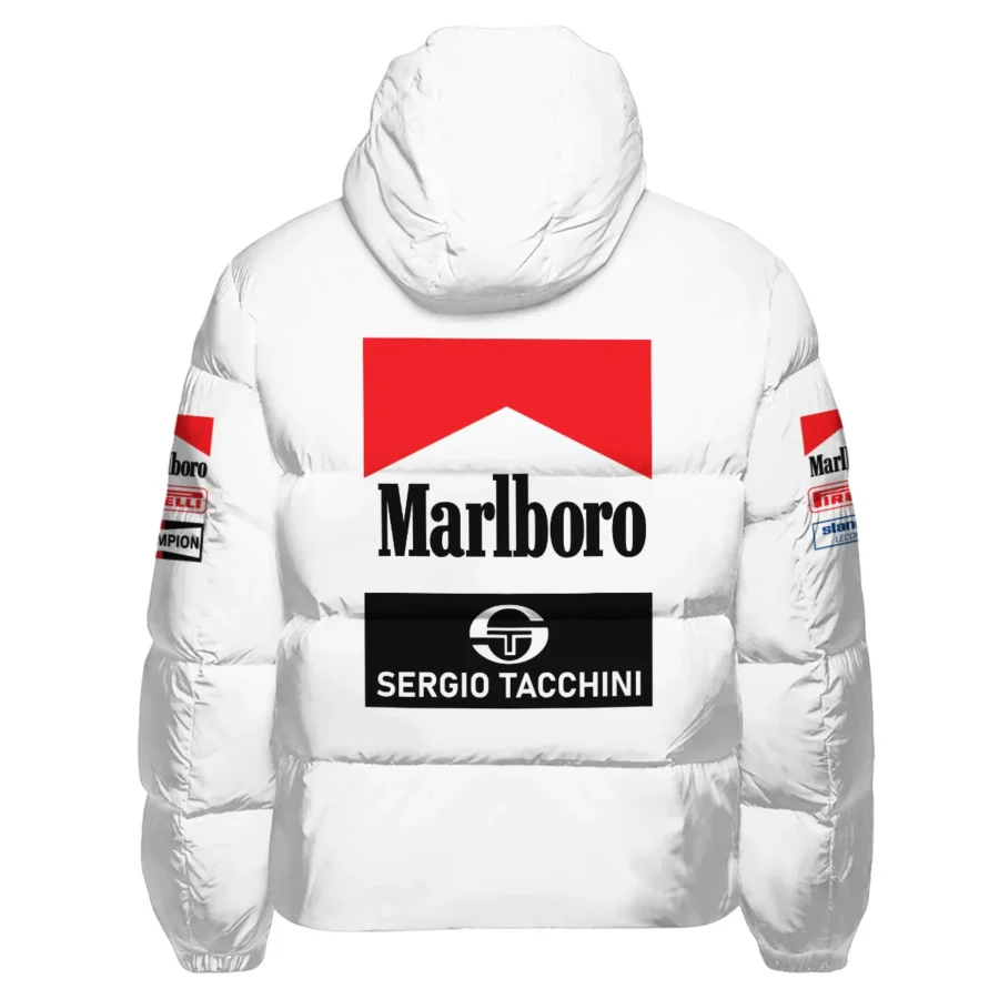 1984 Ayrton Senna Sergio Tacchini Toleman F1 Promotional Team Down & Puffer Jackets BL3725A7HCJ