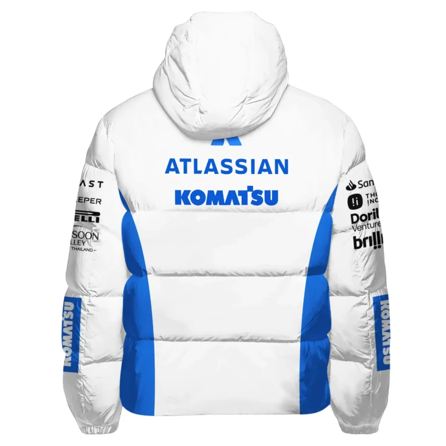 2025 Williams F1 Race Suit Down & Puffer Jackets BLVA100725A03WILHCJ