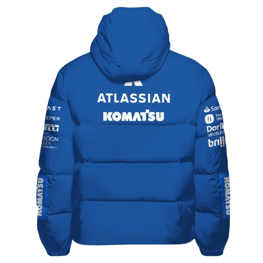 2025 Williams F1 Race Suit Down & Puffer Jackets BLVA100725A04WILHCJ