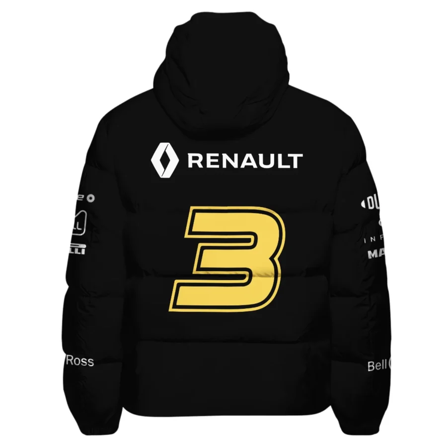 2019 Daniel Ricciardo Renault F1 Team Race Suit Down & Puffer Jackets BLVA180725A02HCJ