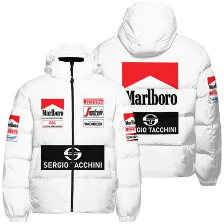 1984 Ayrton Senna Sergio Tacchini Toleman F1 Promotional Team Down & Puffer Jackets BL3725A7HCJ