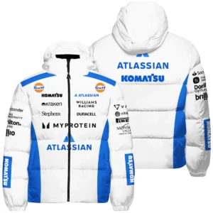 2025 Williams F1 Race Suit Zipper Hoodie BLVA100725A03WILZHD