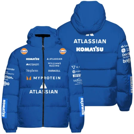 2025 Williams F1 Race Suit Down & Puffer Jackets BLVA100725A04WILHCJ