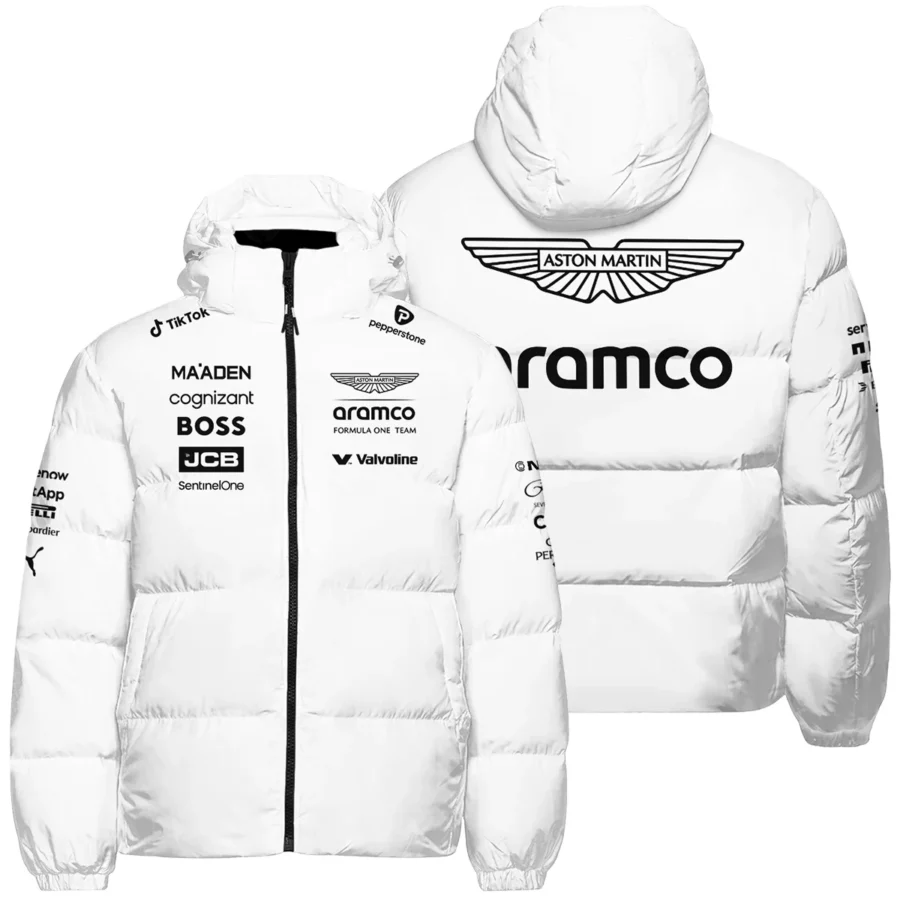 2025 Aston Martin F1 Race Suit Down & Puffer Jackets BLVA120725A03AMHCJ