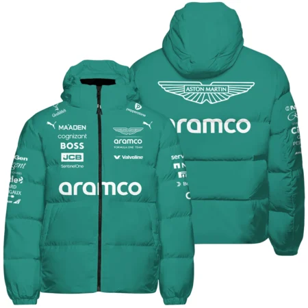 2025 Aston Martin F1 Race Suit Down & Puffer Jackets BLVA120725A04AMHCJ