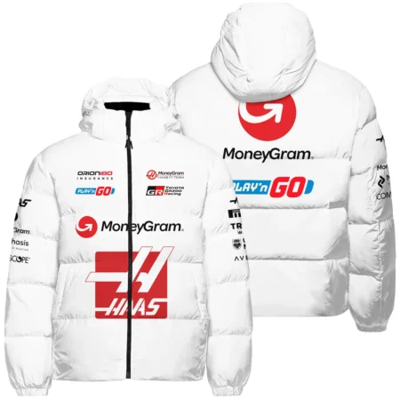 2025 Haas F1 Race Suit Down & Puffer Jackets BLVA150725HAAS04HCJ