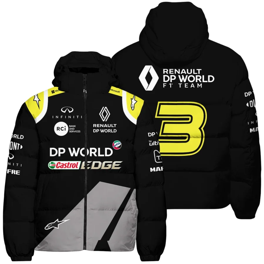 2018 Daniel Ricciardo Renault DP World Race Suit Down & Puffer Jackets BLVA180725A01HCJ
