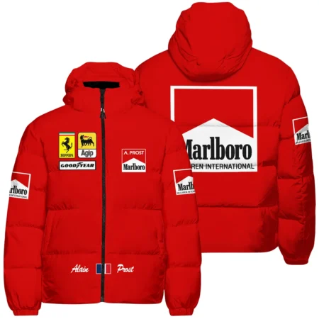 1990 Alain Prost Racing Costume Ferrari F1 Team Down & Puffer Jackets BLVAAP070725A02HCJ