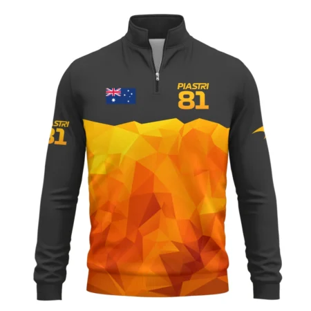 Oscar Piastri McLaren F1 Limited Edition Quarter-Zip Sweatshirt BLOP13725A1QZS