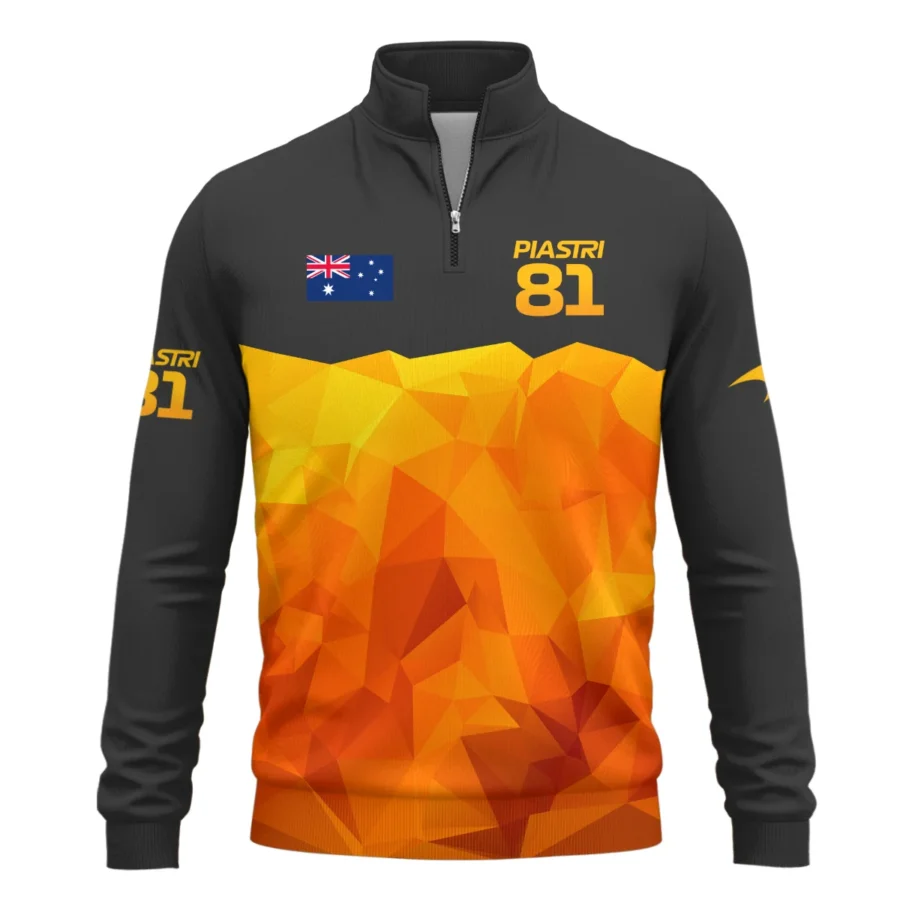 Oscar Piastri McLaren F1 Limited Edition Quarter-Zip Sweatshirt BLOP13725A1QZS