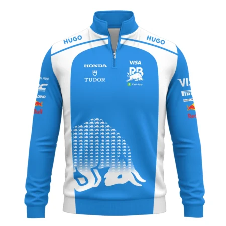 2025 Racing Bulls F1 Team Suit Quarter-Zip Sweatshirt BLVA110725A02RCBQZS