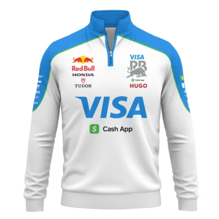 2025 Racing Bulls F1 Race Suit Quarter-Zip Sweatshirt BLVA110725A03RCBQZS
