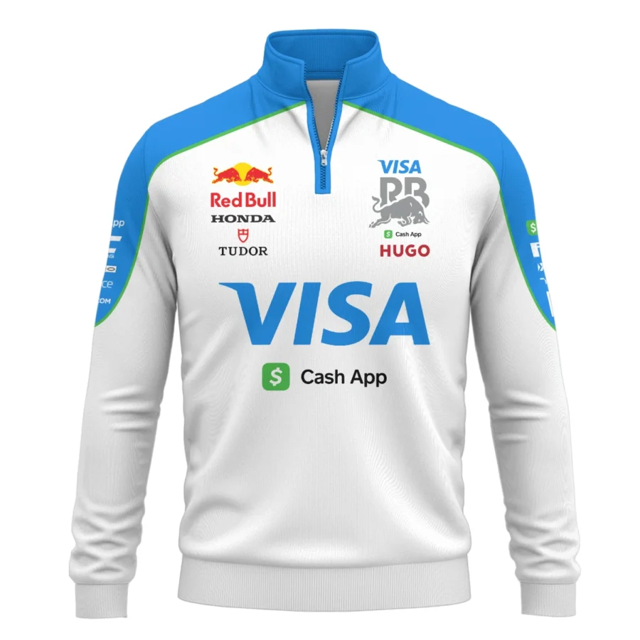 2025 Racing Bulls F1 Race Suit Quarter-Zip Sweatshirt BLVA110725A03RCBQZS