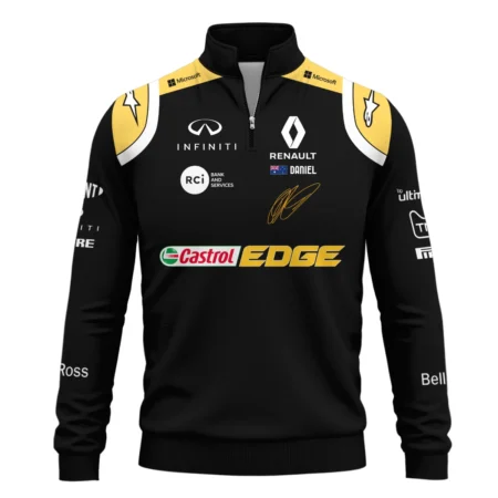 2019 Race Suit Uniform Quarter-Zip Sweatshirt For Fans BLVA180725A02QZS-1 CleanFit