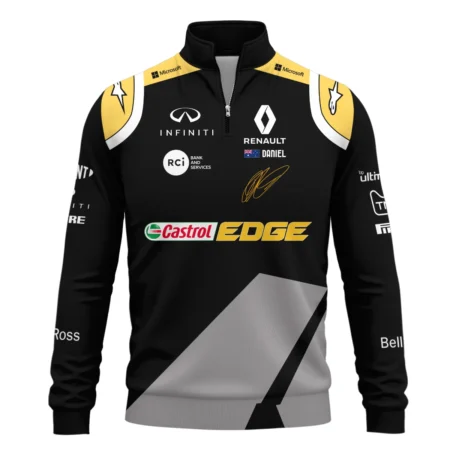 2020 Race Suit Uniform Quarter-Zip Sweatshirt For Fans BLVA180725A04QZS-1 CleanFit