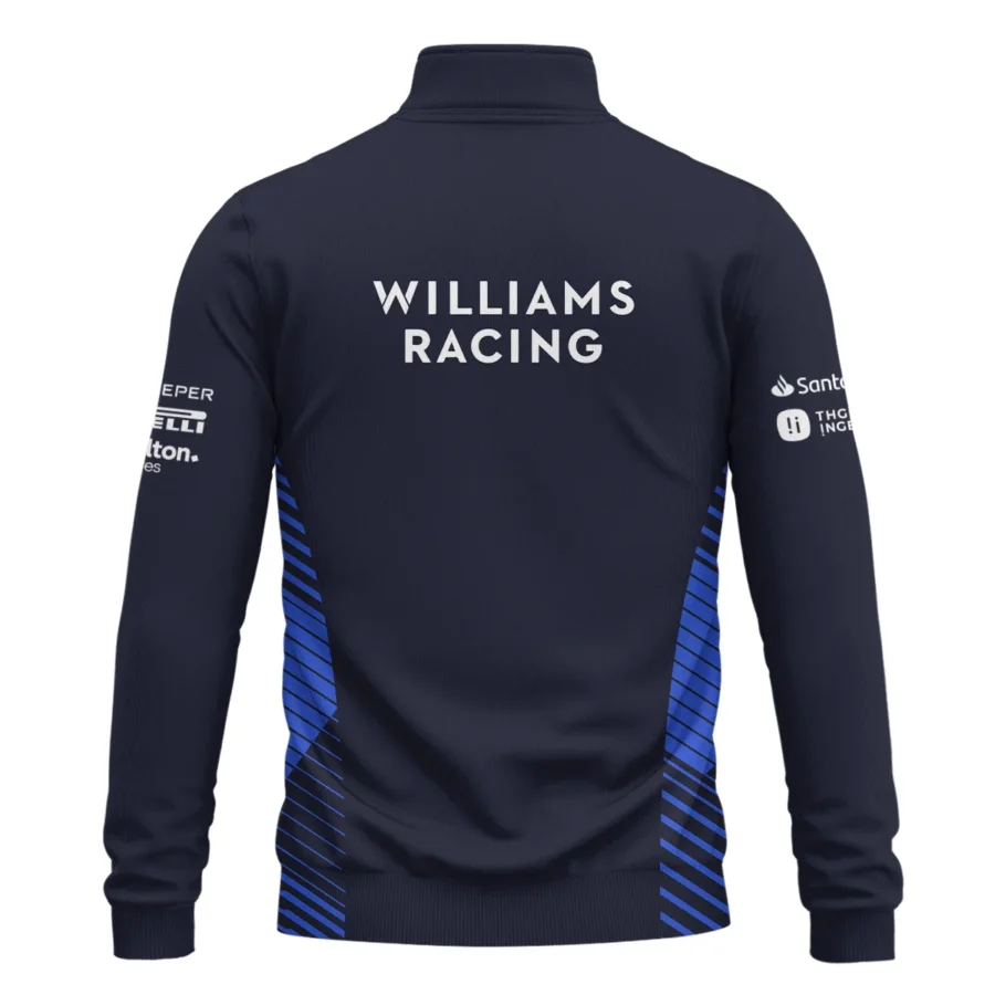 2025 Williams F1 Team Suit Quarter-Zip Sweatshirt BLVA080725A01WILQZS
