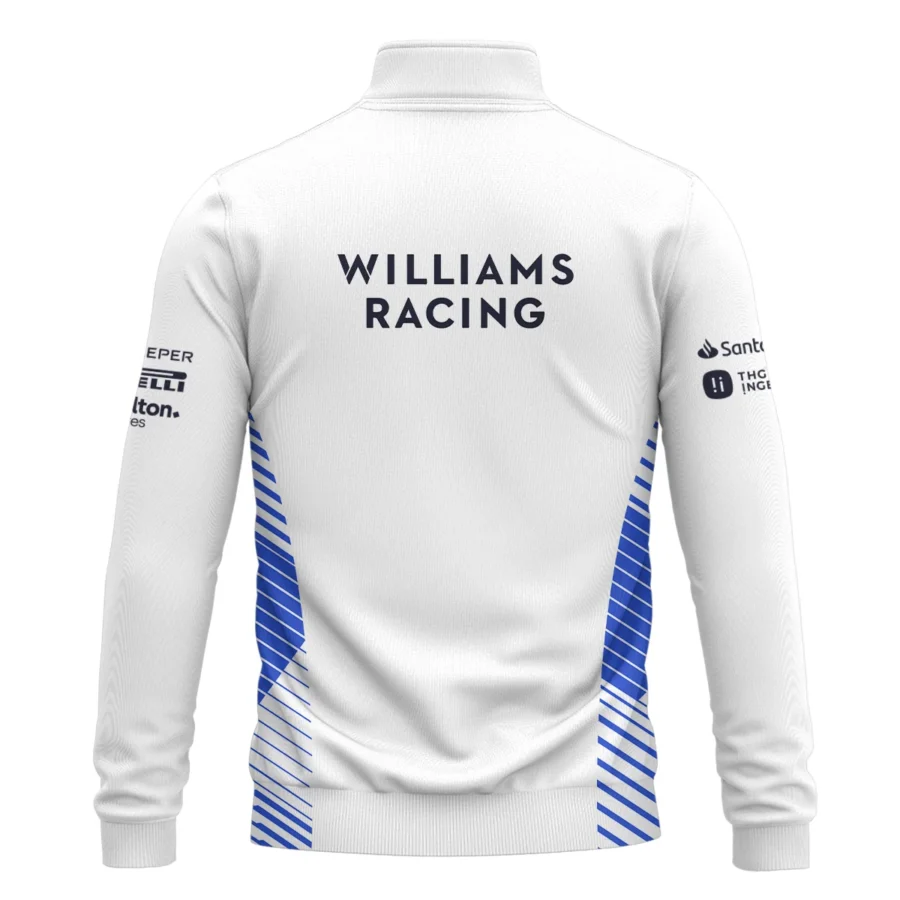 2025 Williams F1 Team Suit Quarter-Zip Sweatshirt BLVA080725A02WILQZS