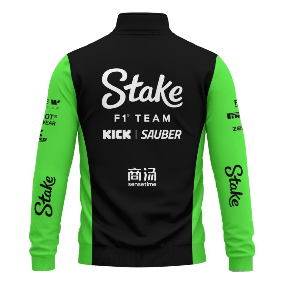 2025 Kick Sauber F1 Race Suit Quarter-Zip Sweatshirt BLVA100725A03KSQZS