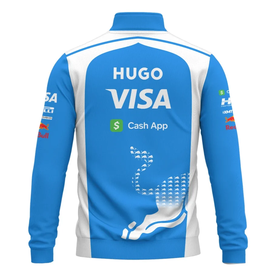2025 Racing Bulls F1 Team Suit Quarter-Zip Sweatshirt BLVA110725A02RCBQZS