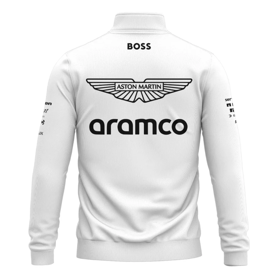 2025 Aston Martin F1 Race Suit Quarter-Zip Sweatshirt BLVA120725A03AMQZS