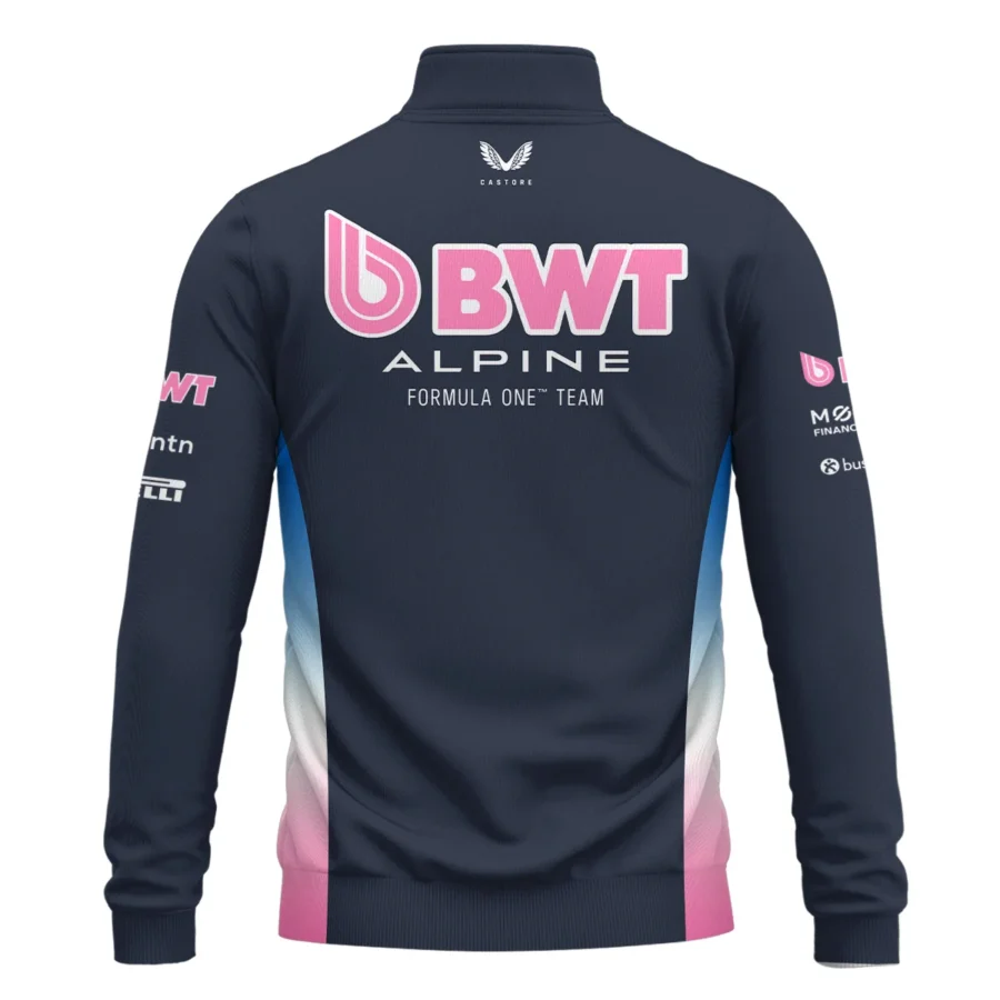 2025 Alpine F1 Team Suit Quarter-Zip Sweatshirt BLVA150725A01ALPQZS