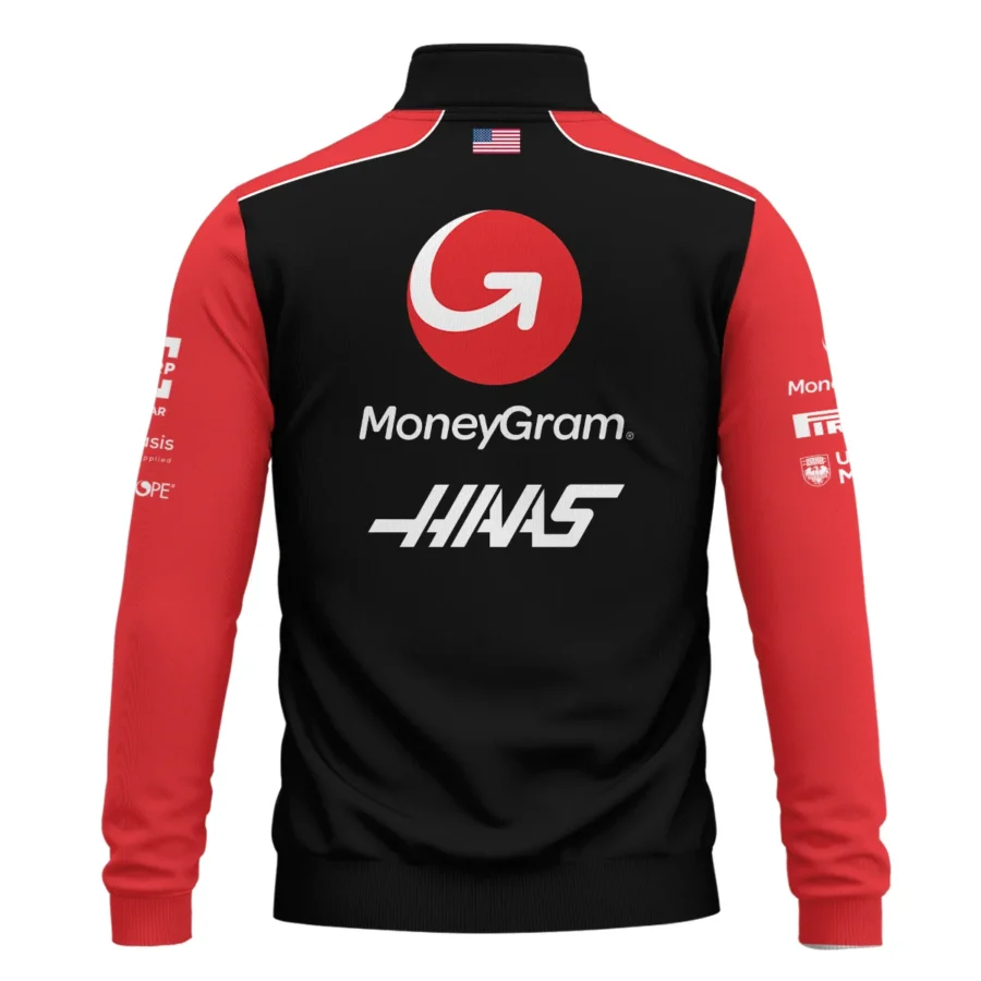 2025 Haas F1 Team Suit Quarter-Zip Sweatshirt BLVA150725A01HAASQZS