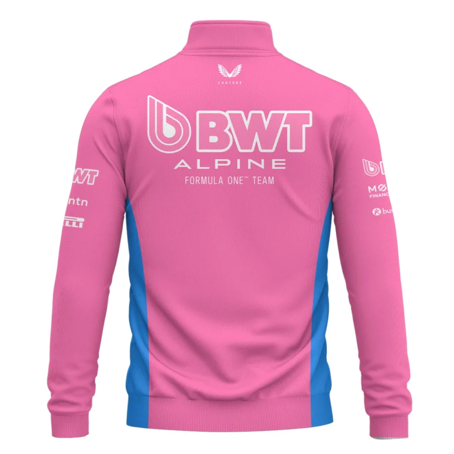 2025 Alpine F1 Team Suit Quarter-Zip Sweatshirt BLVA150725A02ALPQZS