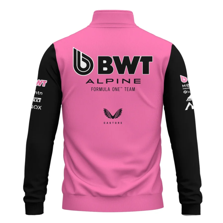2025 Alpine F1 Team Suit Quarter-Zip Sweatshirt BLVA150725A04ALPQZS