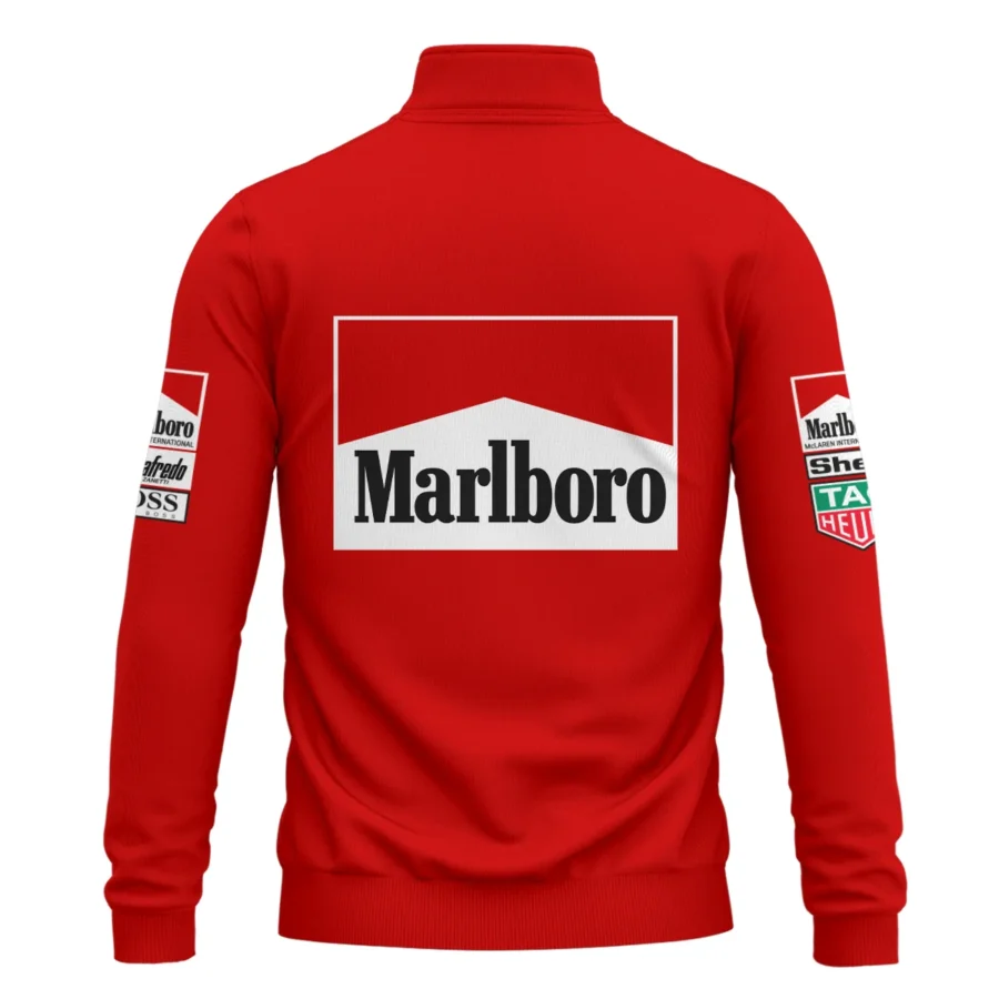 1985 Alain Prost Racing Suit McLaren F1 Team Quarter-Zip Sweatshirt BLVAAP070725A04QZS