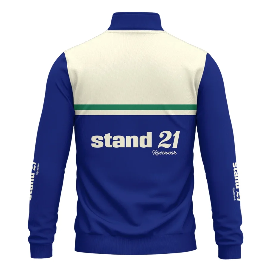 1990s Sir Jack Brabham Race IndyCar Suit Quarter-Zip Sweatshirt BLVAJB070725A02QZS