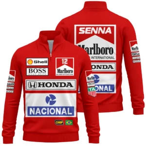 1988 Ayrton Senna Honda Race Suit Marlboro McLaren Bomber BL3725A2BB
