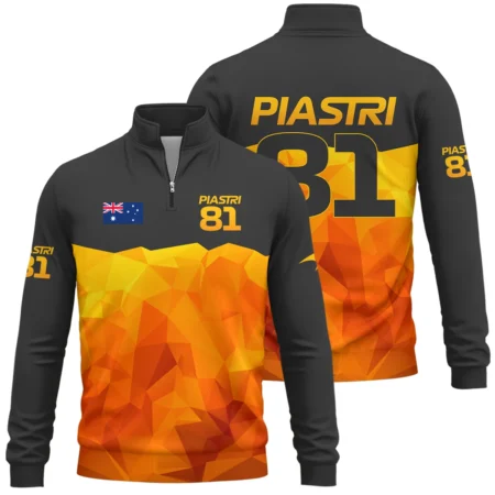 Oscar Piastri McLaren F1 Limited Edition Quarter-Zip Sweatshirt BLOP13725A1QZS