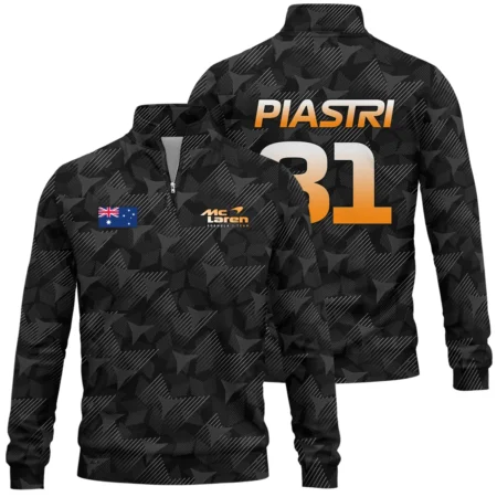 Oscar Piastri McLaren F1 Limited Edition Quarter-Zip Sweatshirt BLOP13725A2QZS