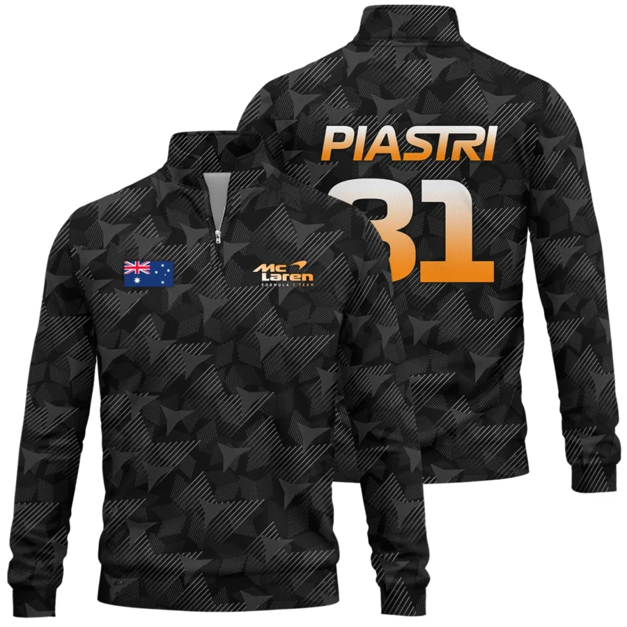 Oscar Piastri McLaren F1 Limited Edition Quarter-Zip Sweatshirt BLOP13725A2QZS