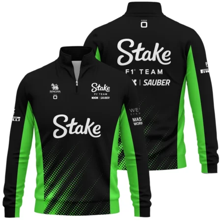 2025 Kick Sauber F1 Team Suit Quarter-Zip Sweatshirt BLVA100725A01KSQZS