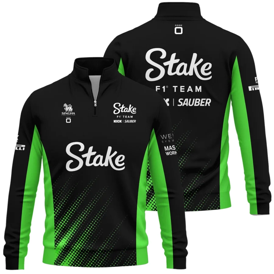 2025 Kick Sauber F1 Team Suit Quarter-Zip Sweatshirt BLVA100725A01KSQZS