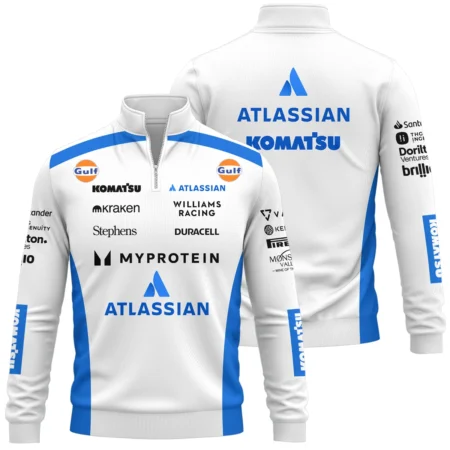 2025 Williams F1 Race Suit Quarter-Zip Sweatshirt BLVA100725A03WILQZS