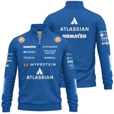 2025 Williams F1 Race Suit Quarter-Zip Sweatshirt BLVA100725A04WILQZS