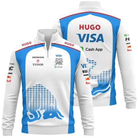 2025 Racing Bulls F1 Team Suit Quarter-Zip Sweatshirt BLVA110725A01RCBQZS