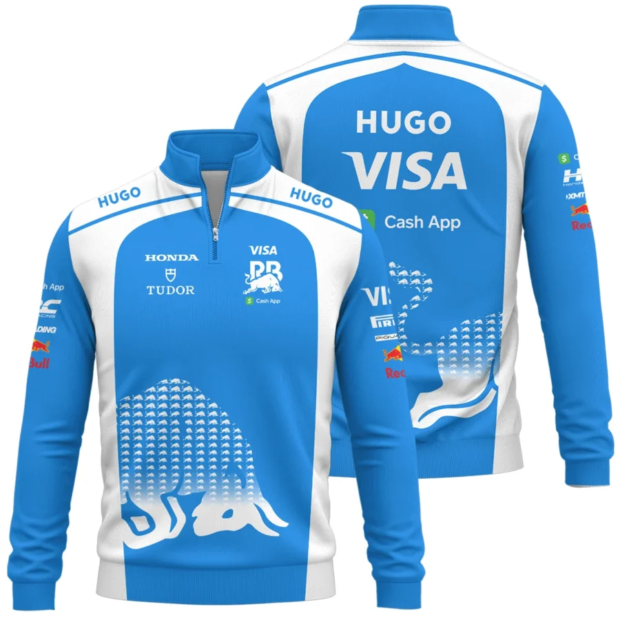 2025 Racing Bulls F1 Team Suit Quarter-Zip Sweatshirt BLVA110725A02RCBQZS