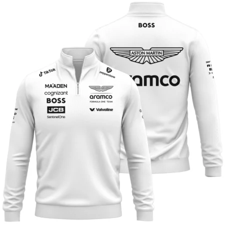 2025 Aston Martin F1 Race Suit Quarter-Zip Sweatshirt BLVA120725A03AMQZS