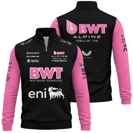 2025 Alpine F1 Team Suit Quarter-Zip Sweatshirt BLVA150725A05ALPQZS