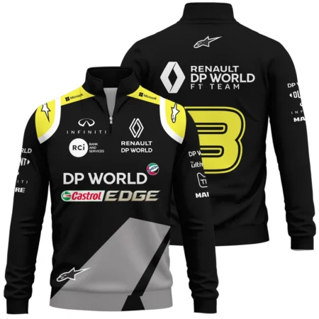 2018 Race Suit Uniform Quarter-Zip Sweatshirt For Fans BLVA180725A01QZS-1 CleanFit