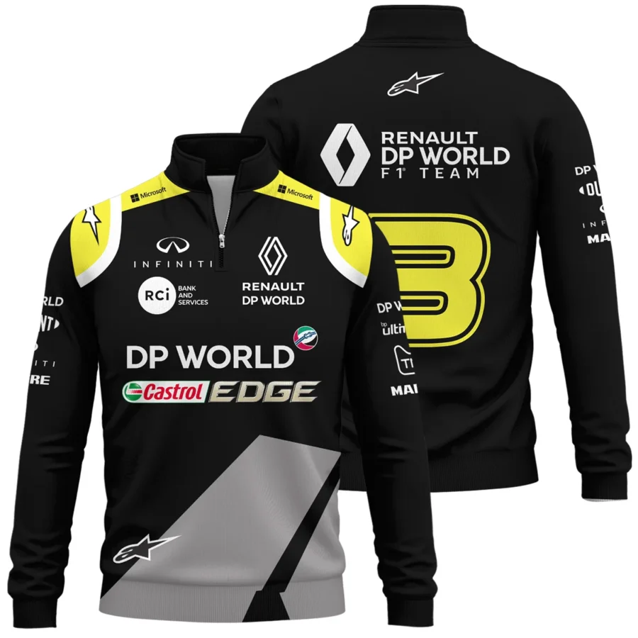 2018 Race Suit Uniform Quarter-Zip Sweatshirt For Fans BLVA180725A01QZS-1 CleanFit